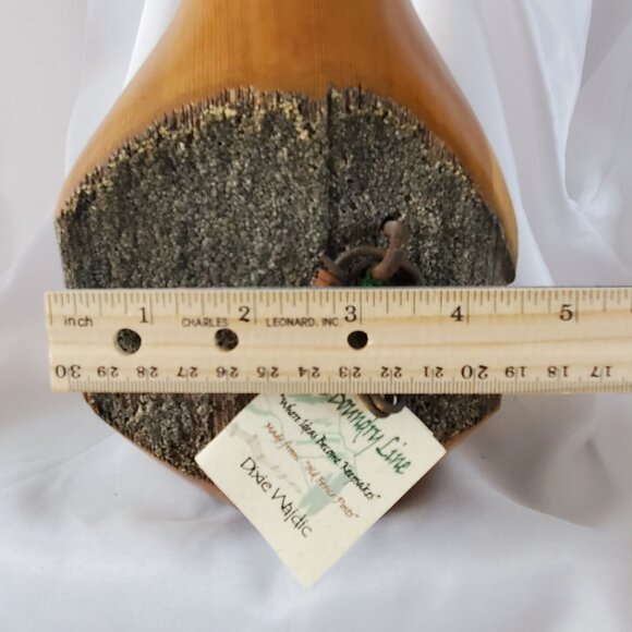 Boundry Line Rustic Handcrafted Wood Fence Post Vase 9" Dixie Wajdic, Montana - Picture 9 of 13
